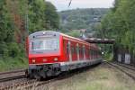 Steuerwagen S-Bahn/173430/die-s8-bei-der-einfahrt-in Die S8 bei der Einfahrt in Wuppertal Sonnborn am 10,06,11