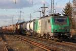 Die 437022 der SNCF/FRET in Ratingen Lintorf am 04,03,10