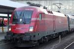 Der Rail Cargo Austria Taurus 1116 003 in München Hbf 08,02,10