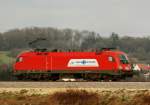 Eine ganze Rarität auf der KBS 980! 1116 235-1, CSKD INTRANS, ITL, aufgenommen am 04.12.09, Strecke Ulm-Augsburg, kurz nach Burgau.
