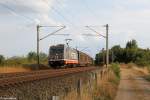 Die Hectorrail 241 001 in Jagel am 06.08.2014