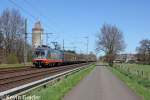242.517 alias Fitzgerald mit einem Gterzug Richtung Sden am 01.05.13 in Brokstedt