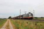 242.517  Fitzgerald  mit einem Gterzug Richtung Sden am 26.07.13 bei Quarnstdt
