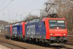 BR 482/126342/sbb-cargo-lokzug-bestehend-aus-482 SBB Cargo Lokzug bestehend aus 482 007,482 041 un 482 024.Aufgenommen am 12-3-11 in Köln-West