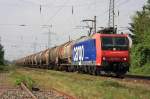 Die SBB Cargo 482 019-7 in Lintorf am 26.04.2011