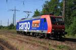 Die SBB Cargo / Locon auf ihrem Weg durch Lintorf. Aufgenommen am 01.06.2011