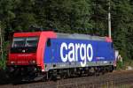 SBB Cargo 485 039-5 bei der Durchahrt in Lintorf am 13.07.2010